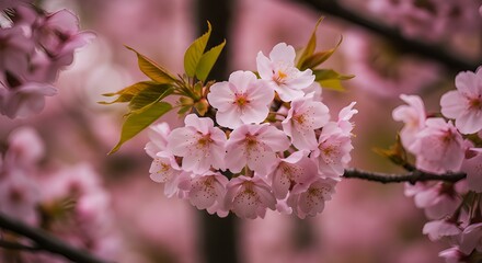 pink cherry blossom
