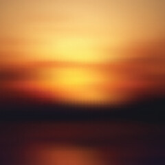 Sunset blur background