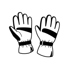Winter Warmth: A pair of winter gloves, offering protection and comfort against the cold. Illustrating the essence of winter gear.