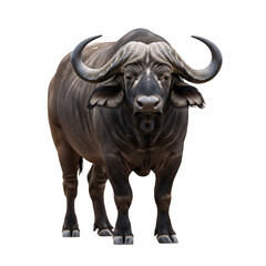 Obraz premium Full body African buffalo with large horns