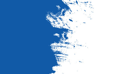Blue brush stroke, watercolor texture, grunge style. Copy space