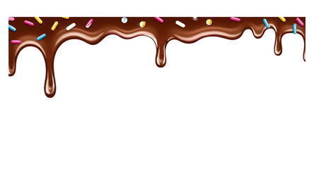 melted chocolate dripping