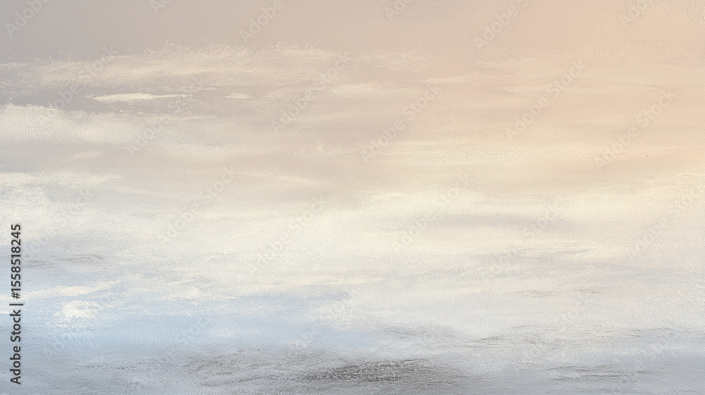 Poster Serene abstract background with soft pastel colors blending seamlessly, creating calming atmosphere. texture resembles gentle sky or ocean surface, evoking tranquility and peace