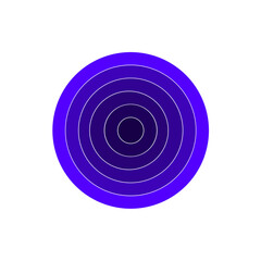 Colour hypnotic circle