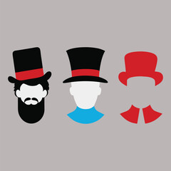 Famous Historical Hats Illustrated Including Napoleon and Crown Styles