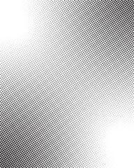 Abstract halftone dot pattern creating a gradient effect, ideal for backgrounds, textures, and graphic design elements.