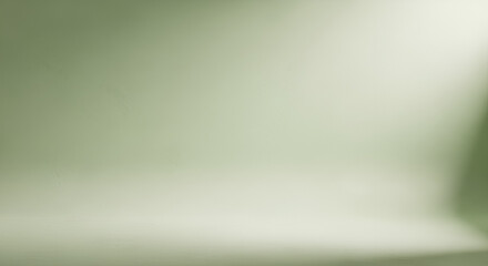 Obraz premium Subtle Green Gradient Background Soft, Muted Tones for Design Projects