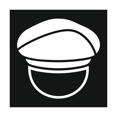 Plain Greek Fisherman Cap Outlines in Rounded and Structured Styles