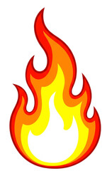 vector fire icon