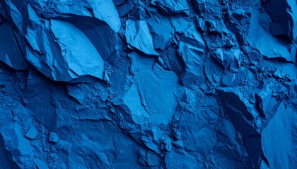Deep blue rock face texture