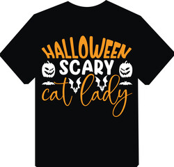 Halloween Scary Cat Lady