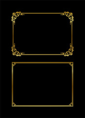 vintage frames vector art ornament