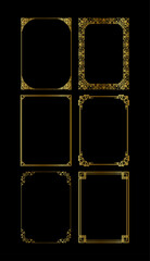 vintage frames vector art ornament