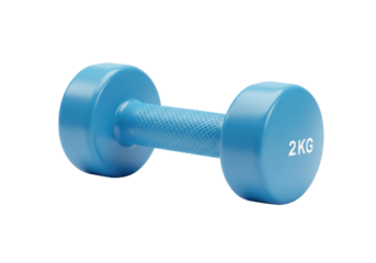 Isolated Small Blue Dumbbell Exercise Weight for Fitness Training