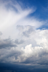 Beautiful skyscape with picturesque clouds