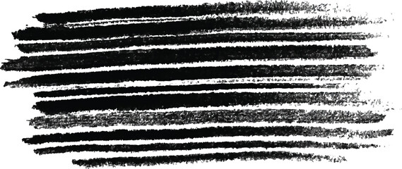 Abstract Black and White Horizontal Brush Strokes Textured Background Design Element Graphic Pattern Overlay
