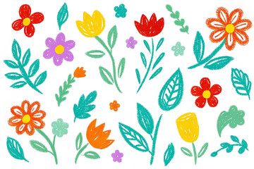 seamless pattern with flowers