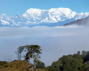 Himalaya, beautiful view from the foothills