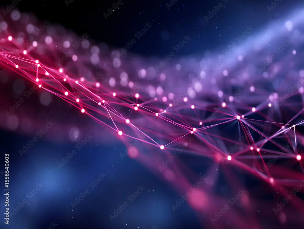 Poster abstract quantum computing qubits energy.