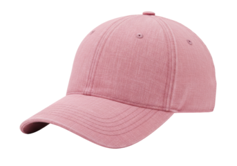 Isolated Pink Baseball Cap Casual Headwear Fashion