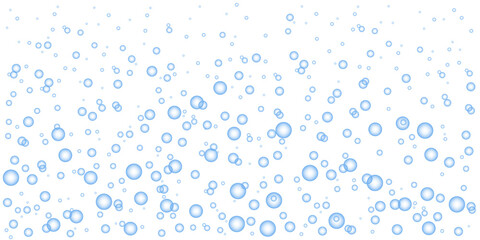 Carbonated water with 3d gas balls texture.