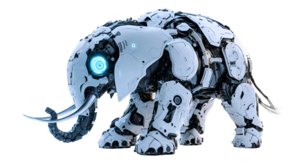 Glowing Robotic Elephant