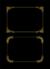 vintage frames vector art ornament