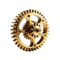 Gear isolated on a transparent background