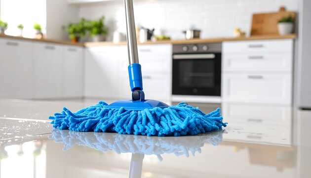 Modern kitchen cleaning