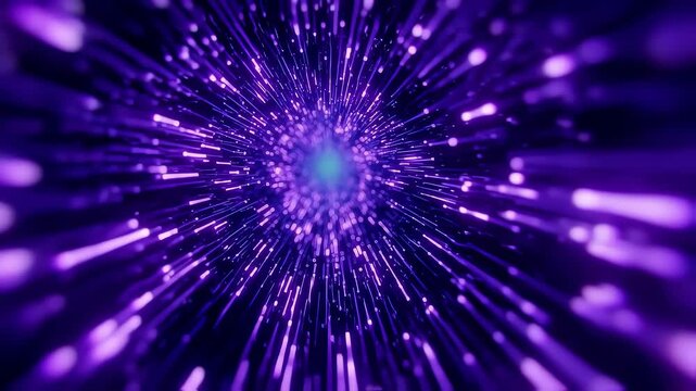 Microscopic Data Pathways with Purple Light