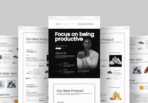 Business Landing Page Design