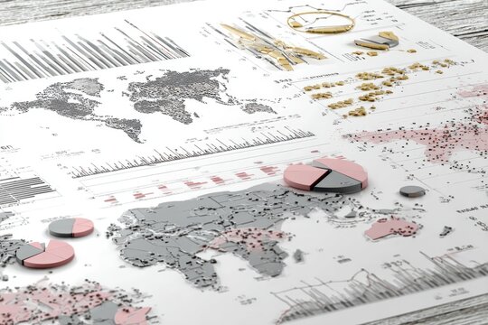Data visualization.  Global analysis.  Charts, graphs, maps
