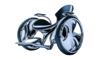 Modern Chrome Wheelchair Concept