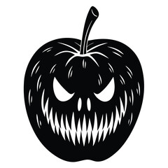 halloween pumpkin isolated on white