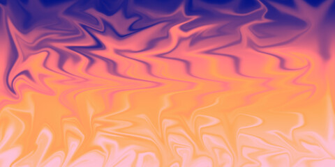 Abstract gradient swirls of blue pink and orange colors