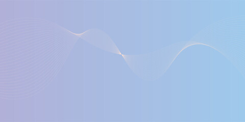 Abstract circle lines on light blue background. Geometric stripe line art design modern