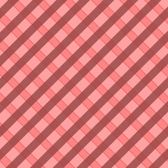 Fototapeta premium A seamless pink plaid pattern with woven texture, perfect for fabric design
