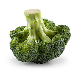 Fresh broccoli without background