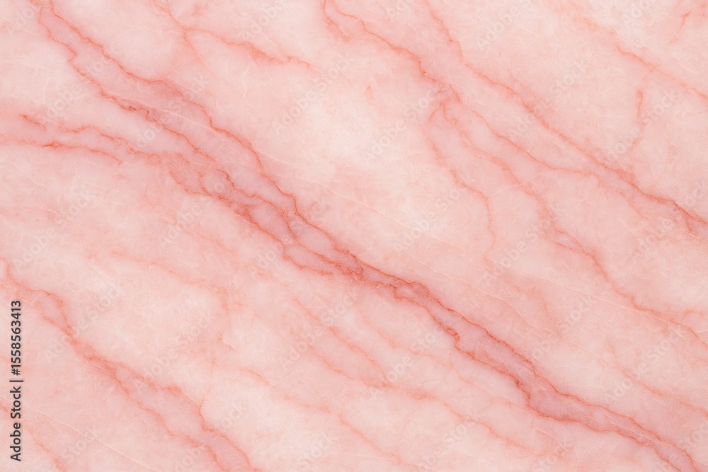 Poster design featuring a pink marble pattern as a textured background