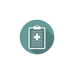 Medical Report Icon Healthcare Clipboard Illustration