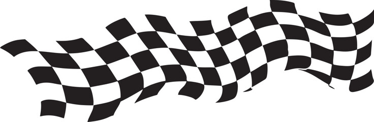 Checkered Pattern Vector Art Black and White Bold Shapes Grid Layout Collection