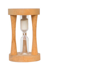 Classic Wooden Hourglass Timer made with Sand for a timeless and elegant design experience