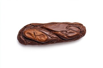 A delicious chocolate bunny foot shaped cake decoration, perfect for Easter celebrations.