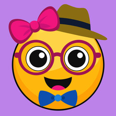 Cute Kawaii and Modern Emoji Vector Collection – Cartoon Stickers.