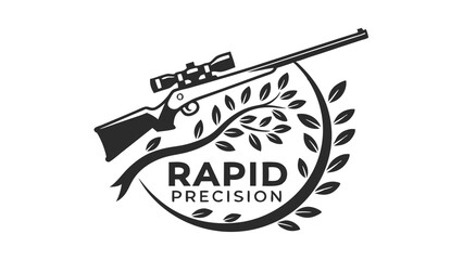 Weopon Company Logo with new style Pistol and Gun Logo