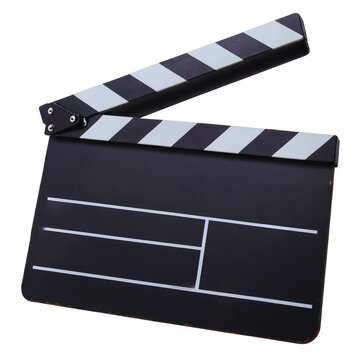 movie clapper board isolated on transparent background. png


