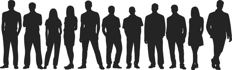 Stylish Silhouettes of Women in Confident Fashion Poses with Handbags, Black Vector Figures for Editorial Design, Branding, Digital Marketing, and Lifestyle Illustration