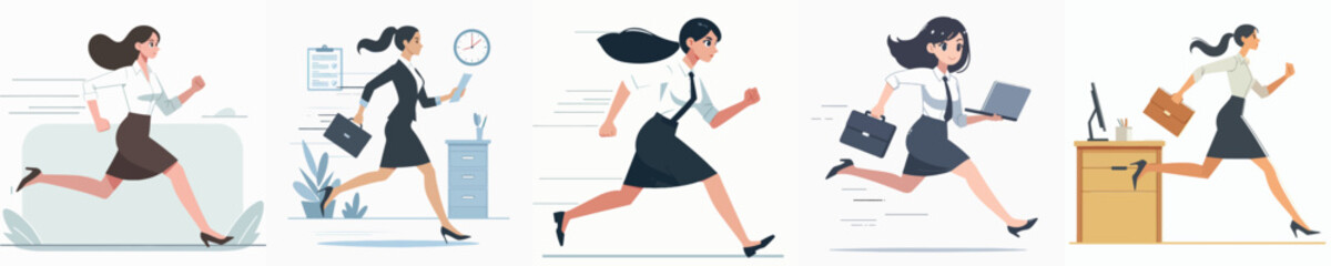 secretary character vector running