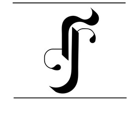 Custom DR Monogram Logo – D and R Connected in Calligraphic Style