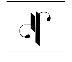 Ornamental DR Logo – Calligraphy D and R Letterform Emblem